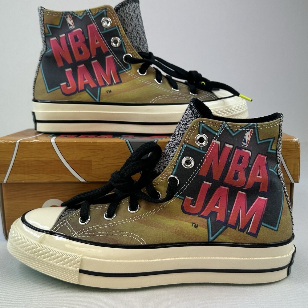 Converse Chuck 70 NBA Jam Brown High Top Sneakers Men's 5 Women's 7